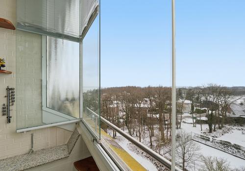 Ostseeduft und Meeresrauschen dank zu öffnender Fenster