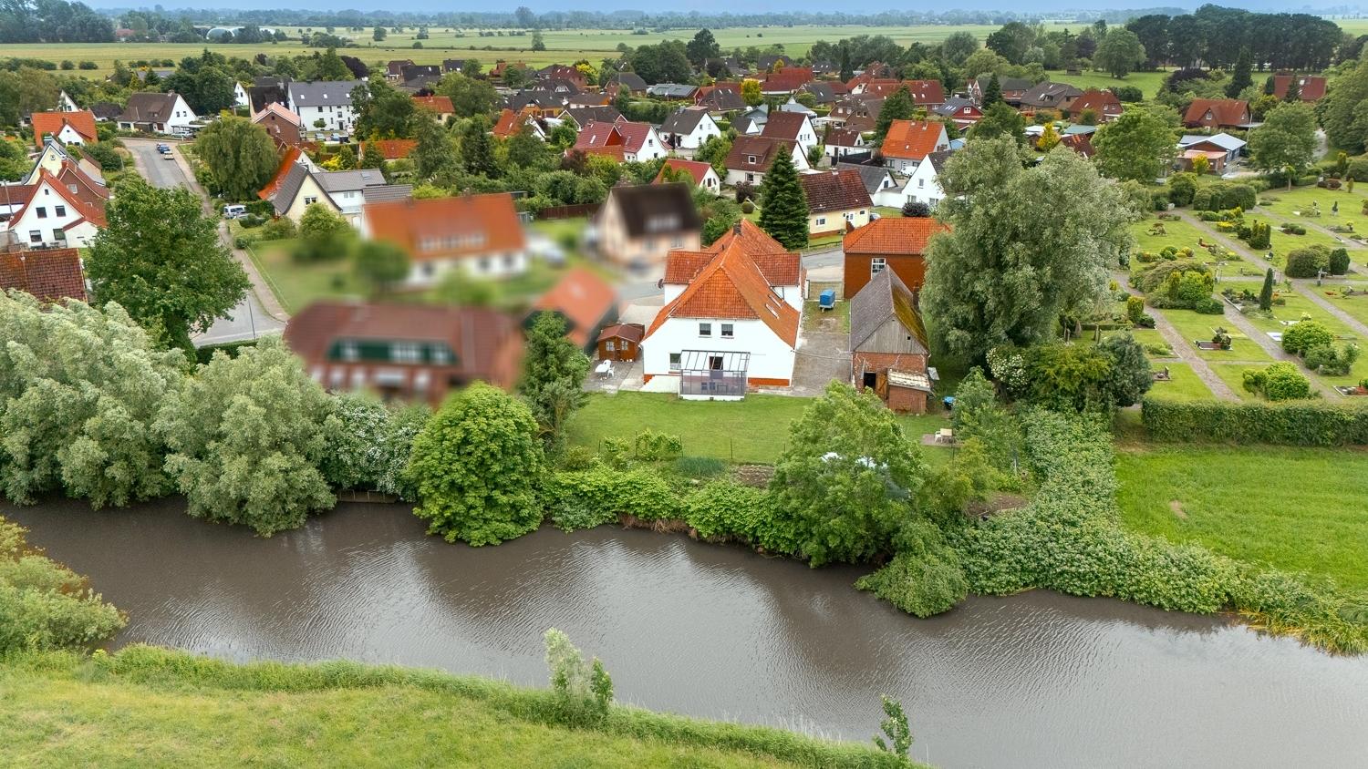 Blick von der Oste aus