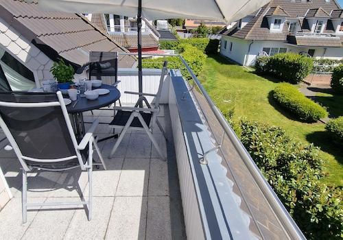Blick auf die Dachterrasse