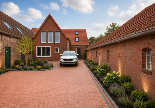Parkplatz an der Terrasse