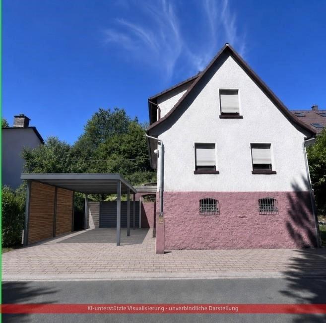 Außenansicht mit Carpoort -KI-generiert