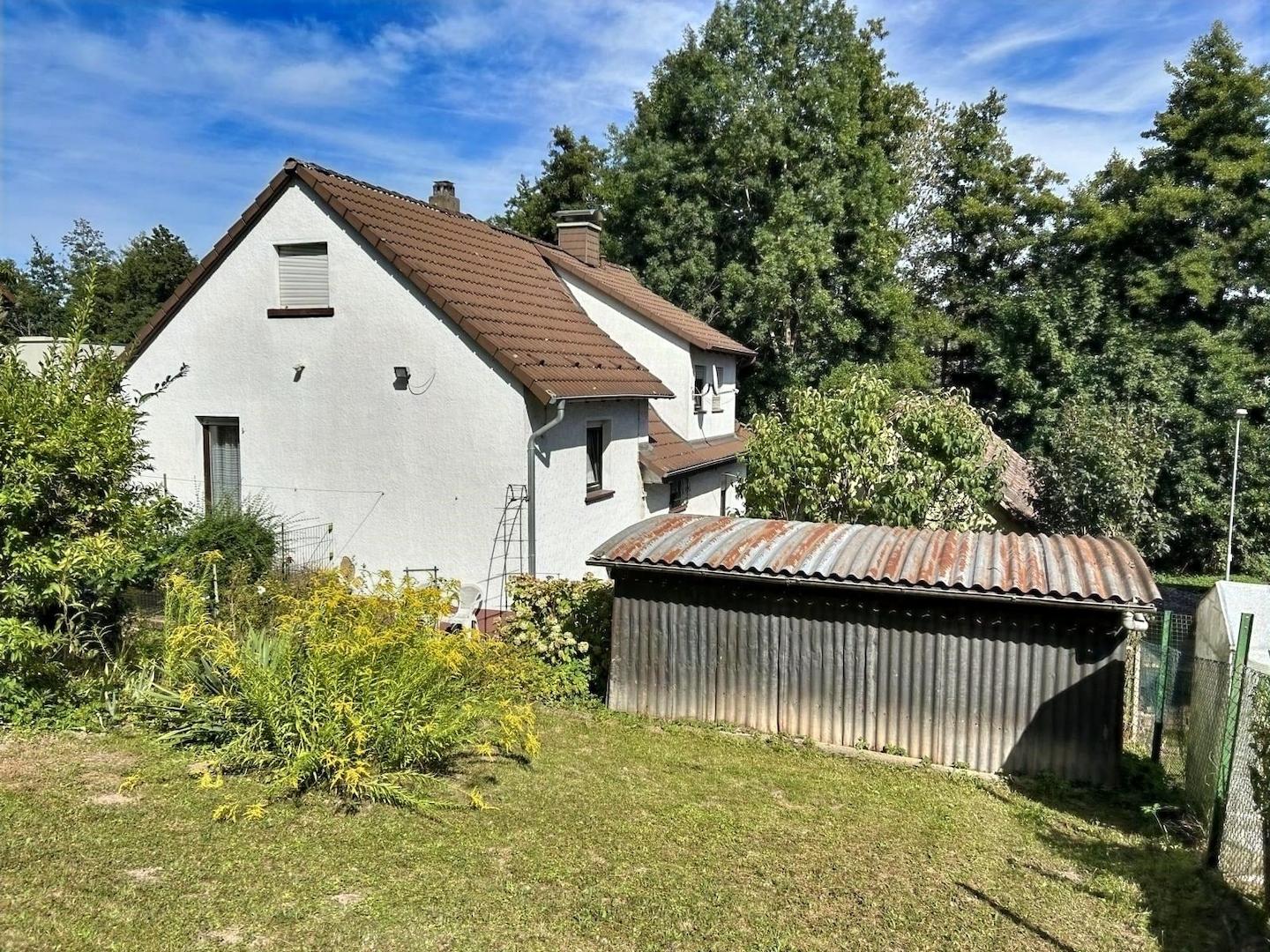Ansicht Rückseite aus dem Garten