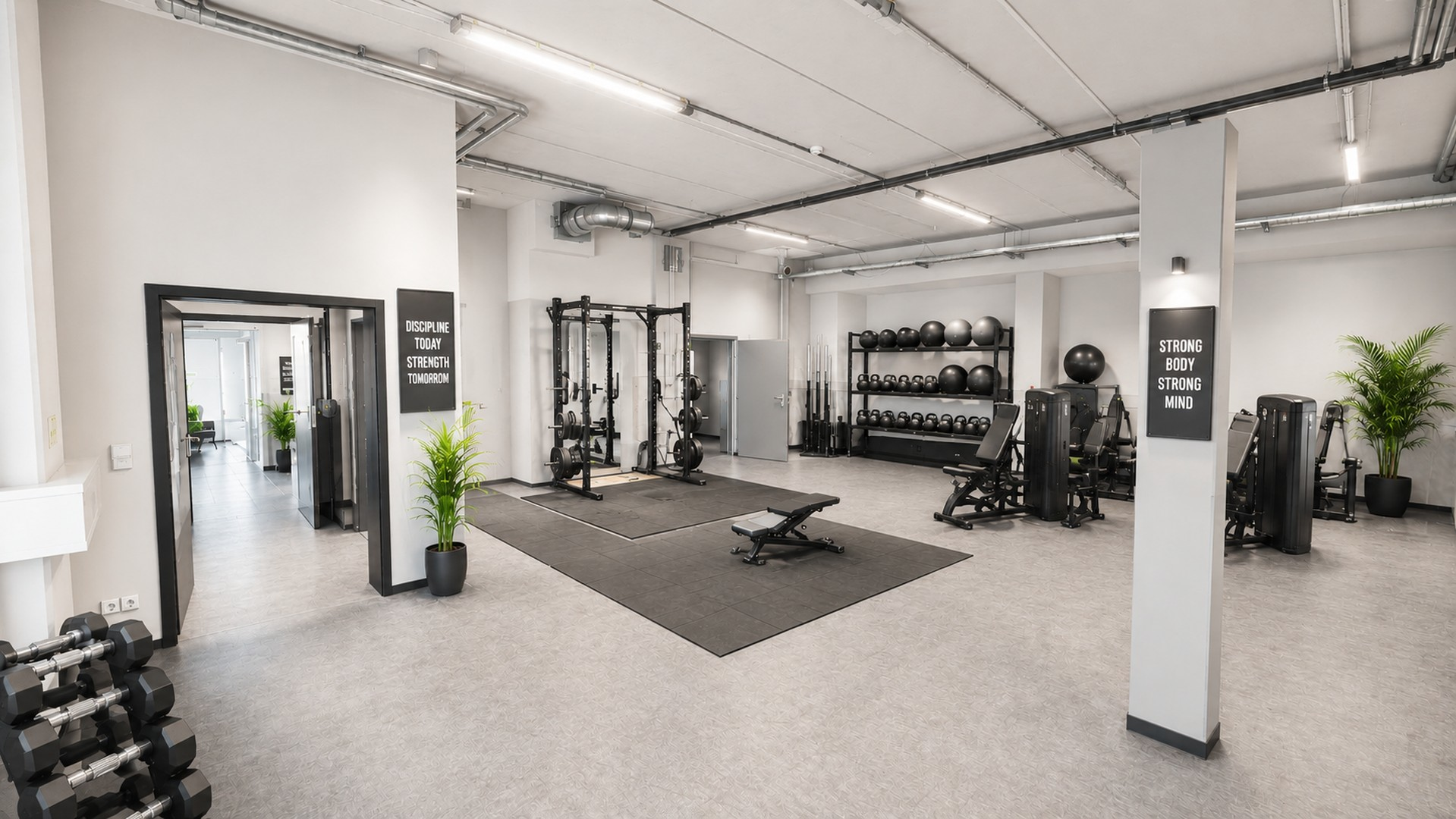 KI‑Beispielbild / Gym 2