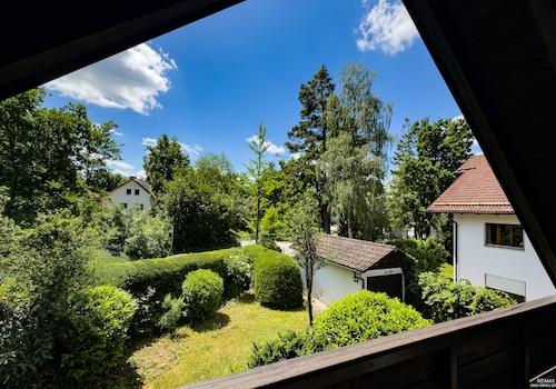 Blick vom Balkon