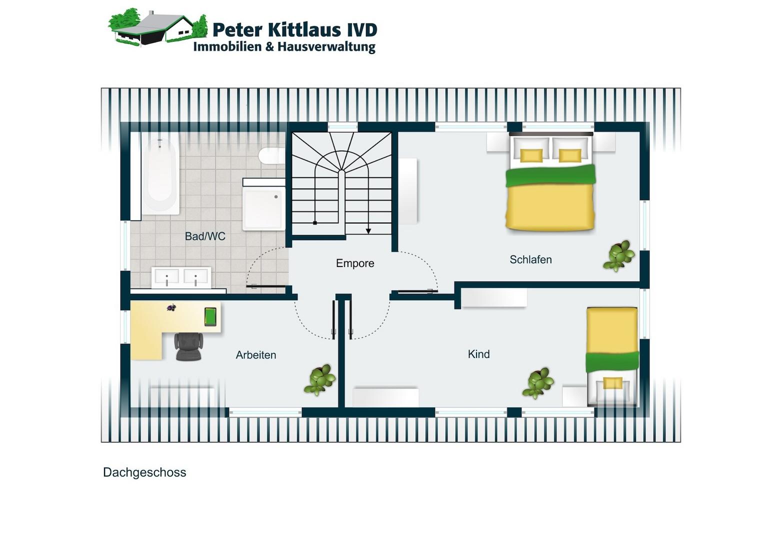 Grundriss Obergeschoss