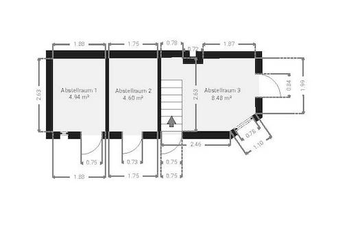 Nebengebäude Erdgeschoss