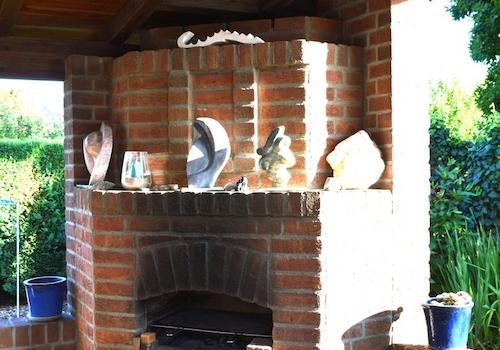 Kamin im Freisitz