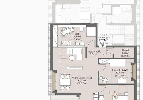 Grundriss Wohnung 5