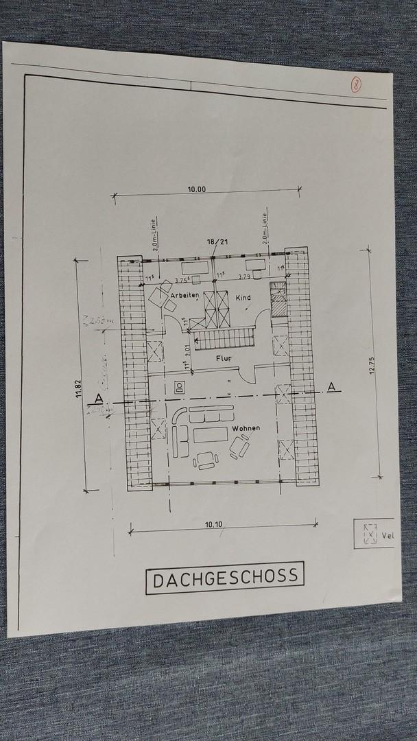 Grundriss Dachgeschoß