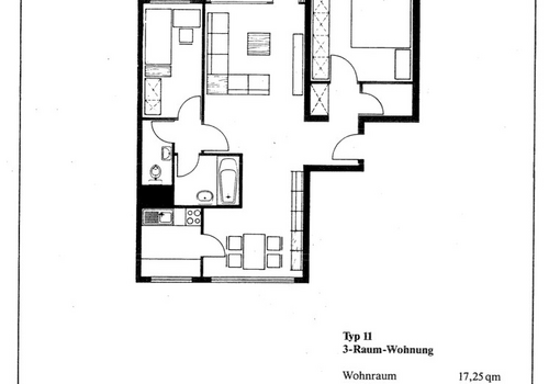 Wohnungsgrundriss
