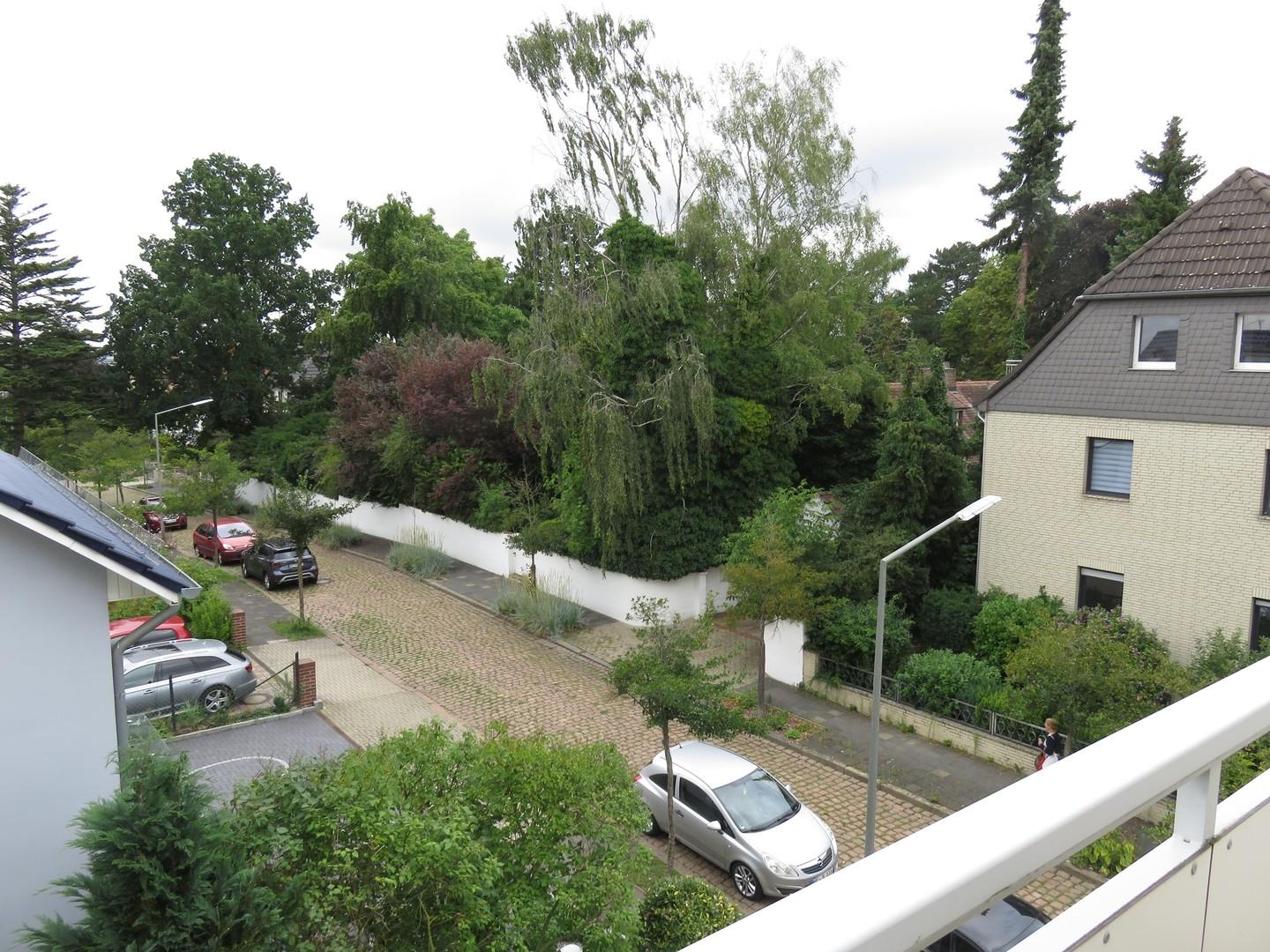 Blick vom Balkon