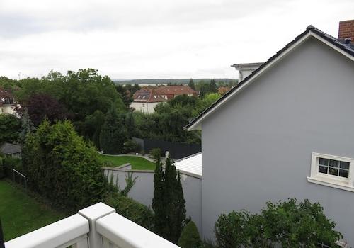 Blick vom Balkon