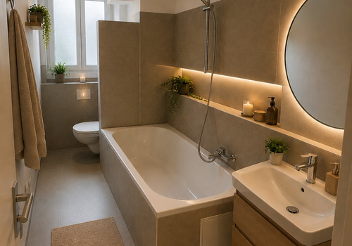 Badezimmer  KI-bearbeite