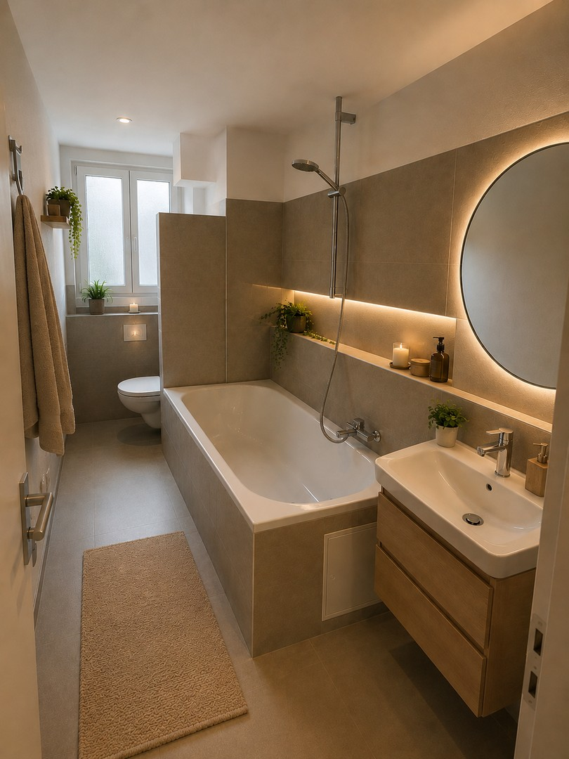 Badezimmer  KI-bearbeite