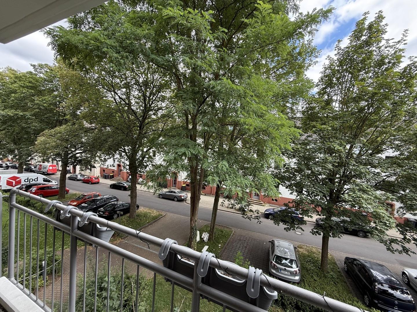 Blick vom Balkon