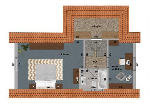 Grundriss Dachgeschoss