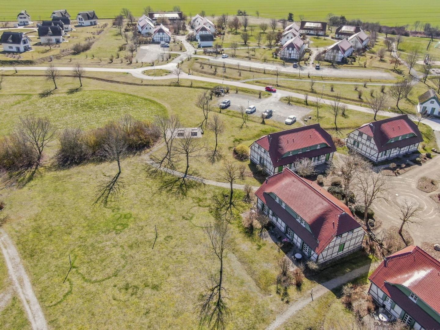 Lufbild des Hauses