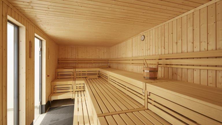 Entspannung in der Sauna