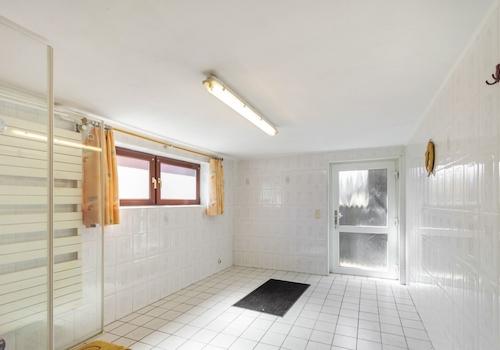 Platz für Jacuzzi mit Gartenzugang
