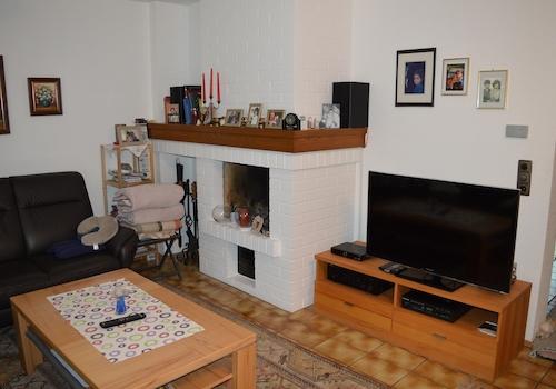 Wohnzimmer EG mit Kamin