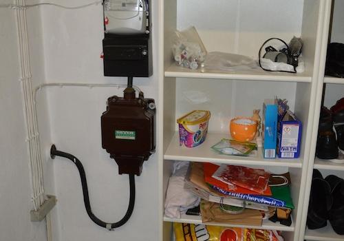 Stromzähler im KG