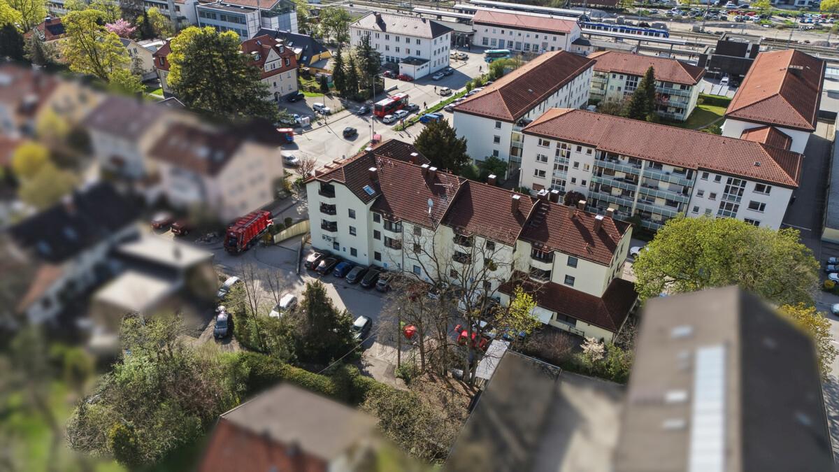 Die gepflegte Wohnanlage