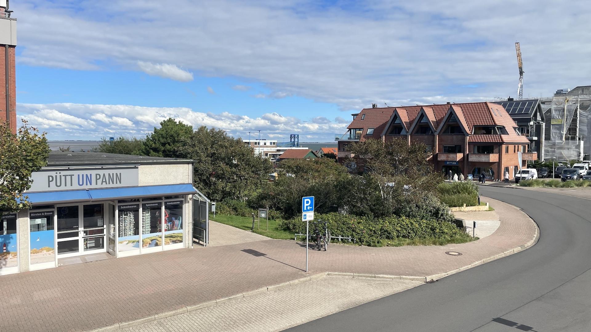 Blick aus dem Wohnraum
