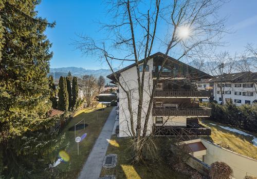 Ausblick vom Balkon