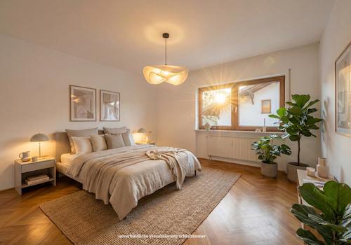 unverbindliche Visualisierung Schlafzimmer