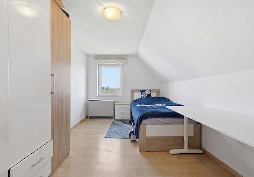 Eines der drei Schlafzimmer