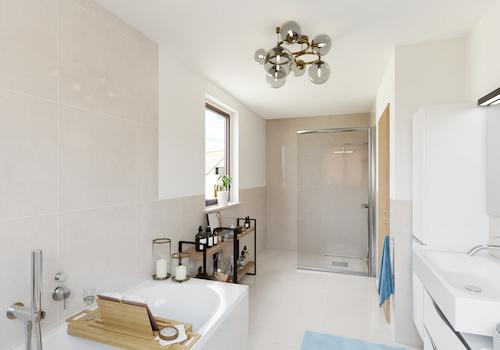 Das komfortable Badezimmer