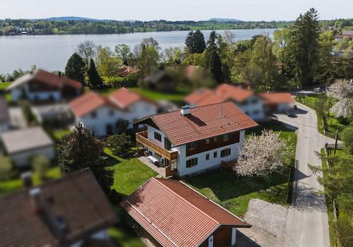 Der traumhafte Riegsee nur wenige Meter entfernt