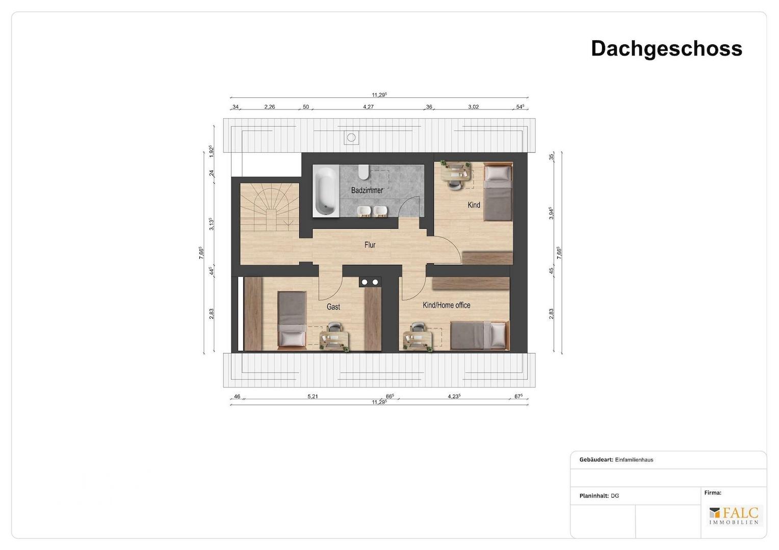 Dachgeschoss aktuell