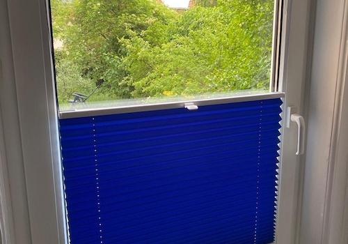 Plissee Küchenfenster