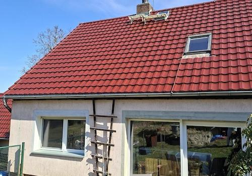Große Tür zum Garten