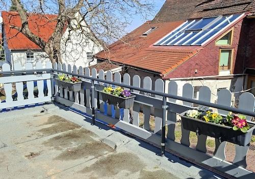 Terrasse Haus Eingang