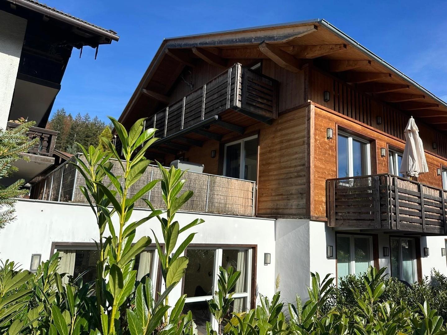 Terrasse und Süd - Balkon 