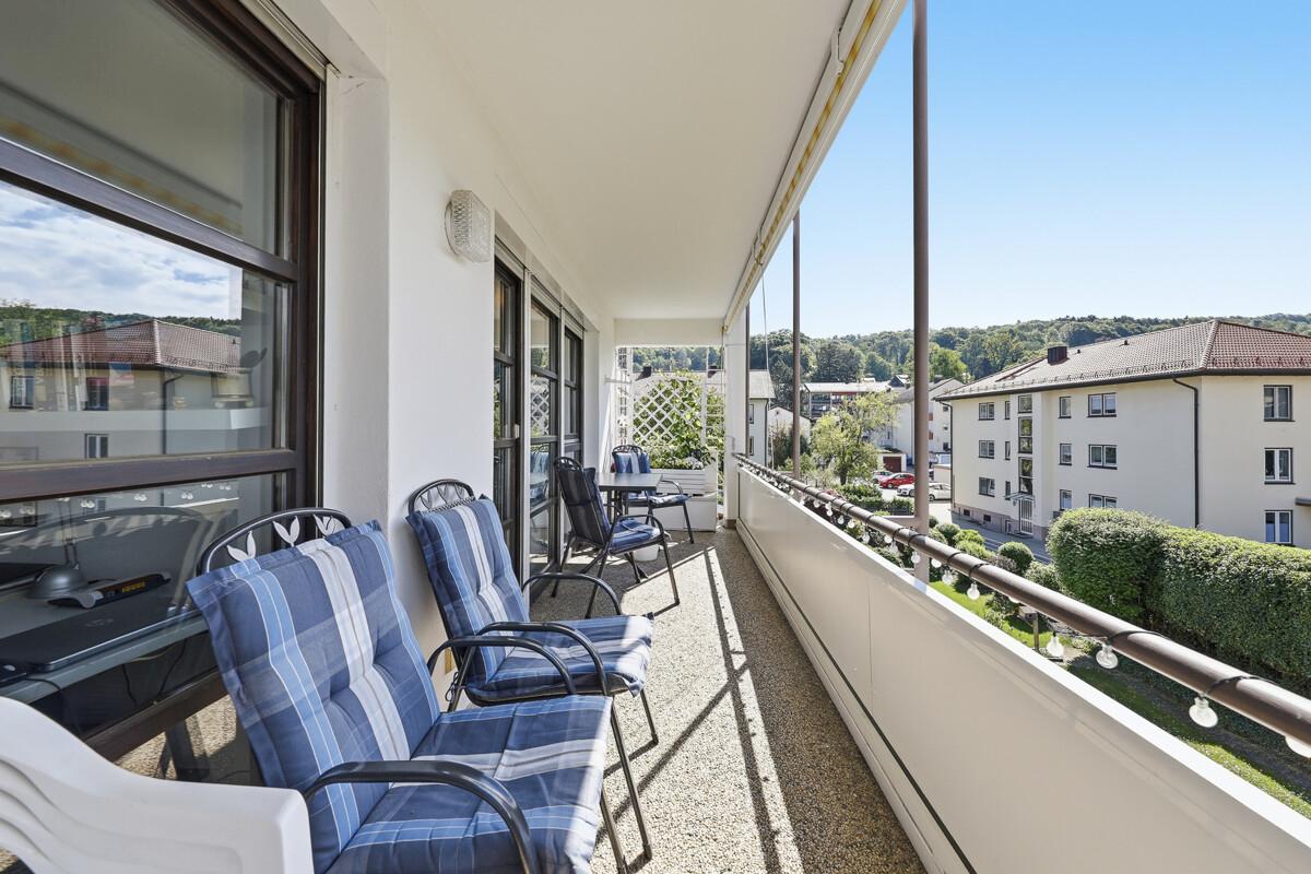 Großzügiger Sonnenbalkon