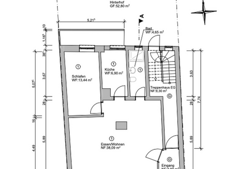 Grundriss EG (als Wohnung)