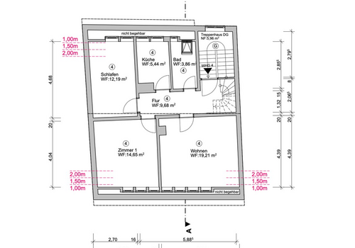 Grundriss Dachgeschoss
