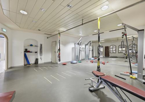 Die Kraftsporträume im Untergeschoss