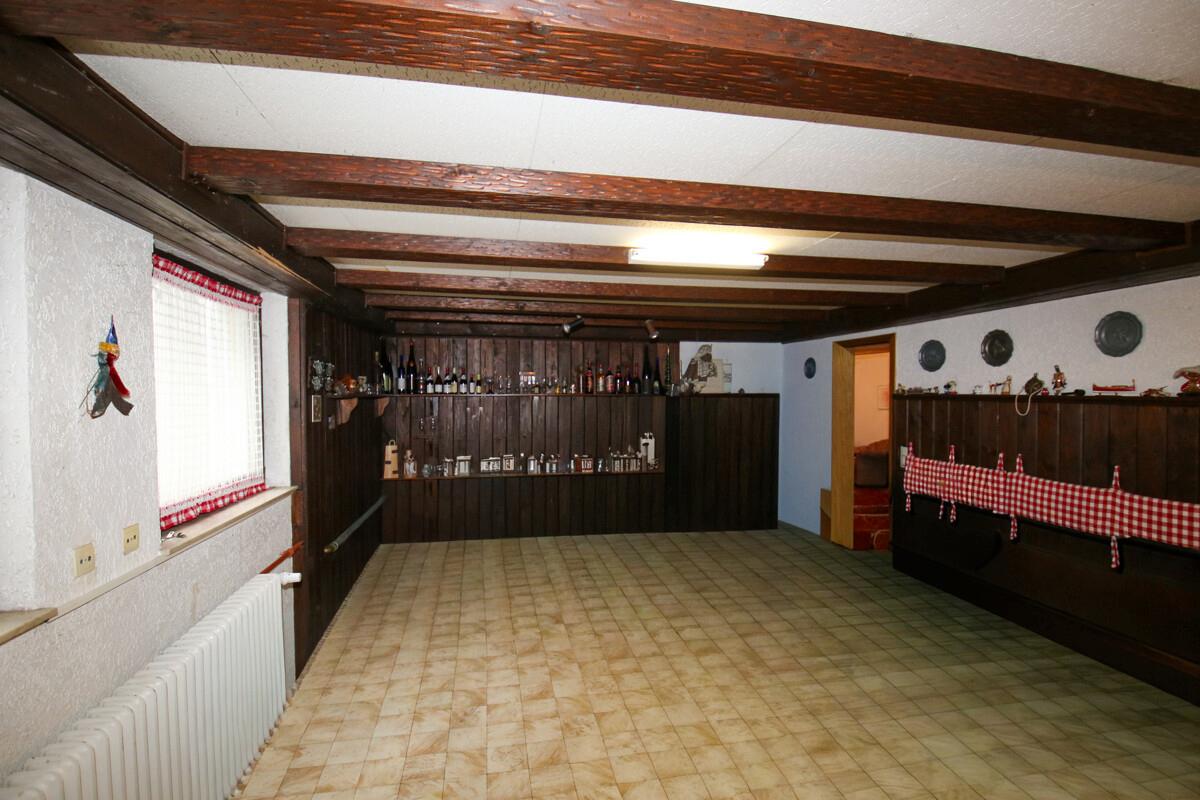 Partykeller Rückansicht
