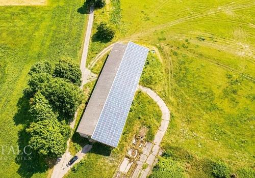 Draufsicht- PV-Anlage