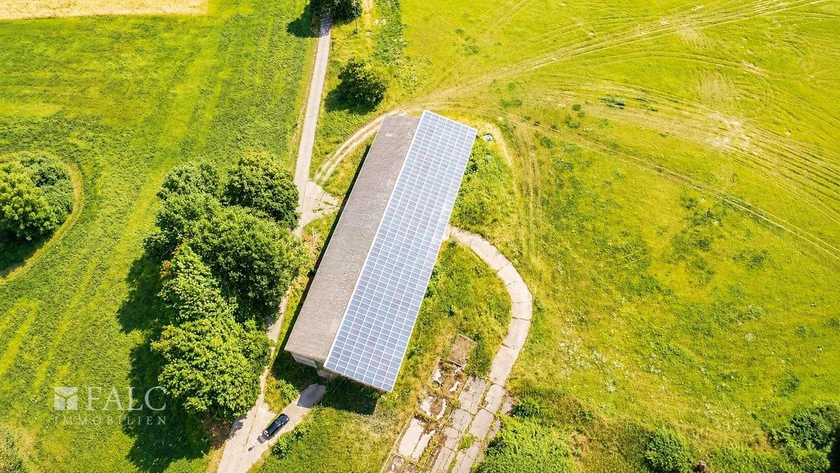 Draufsicht- PV-Anlage