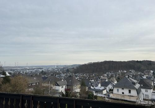 Blick vom Balkon über Brilon
