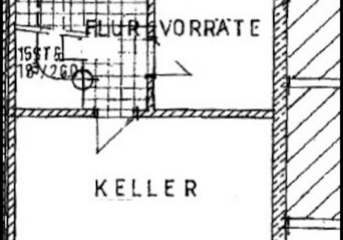 Grundriss Keller