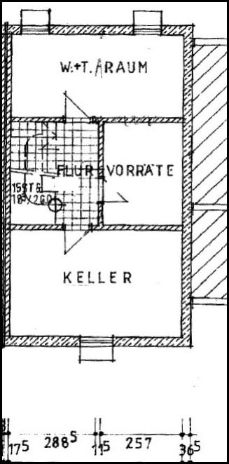 Grundriss Keller