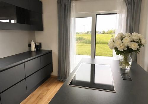Küche: Aussicht beim Kochen