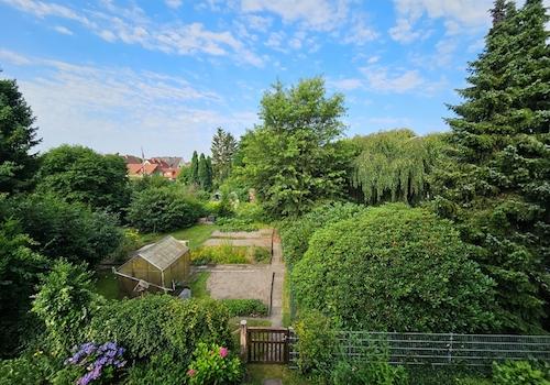 Blick vom Balkon