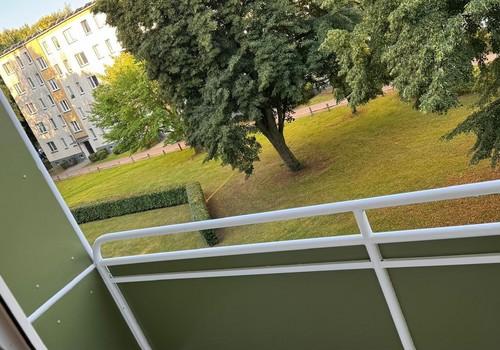Blick vom Balkon